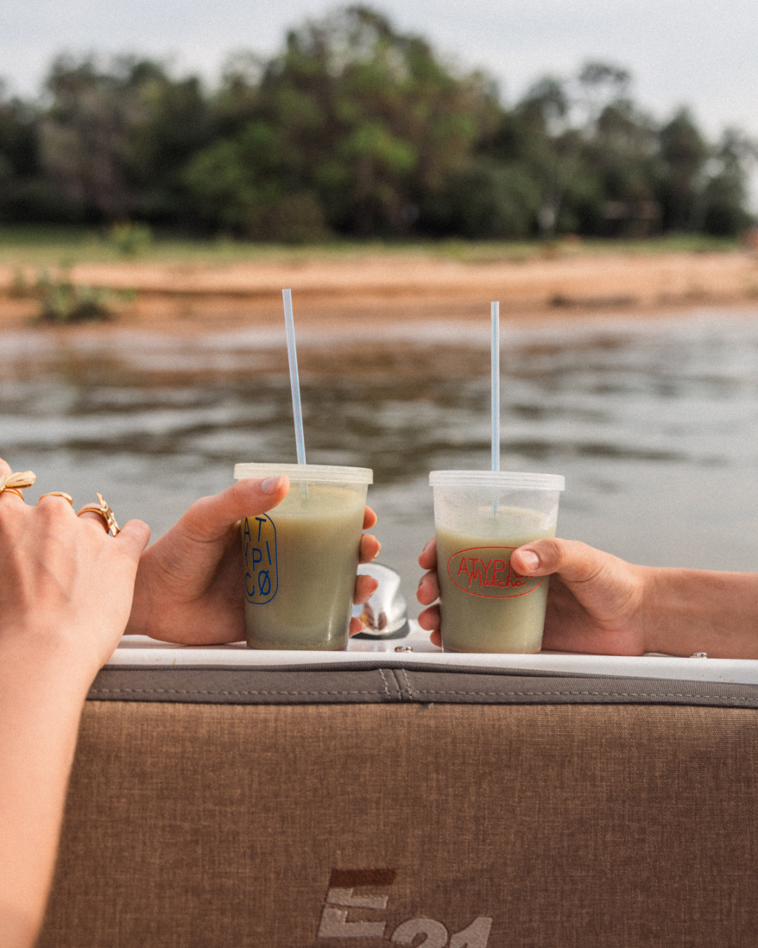 Matcha argentino listo para servir